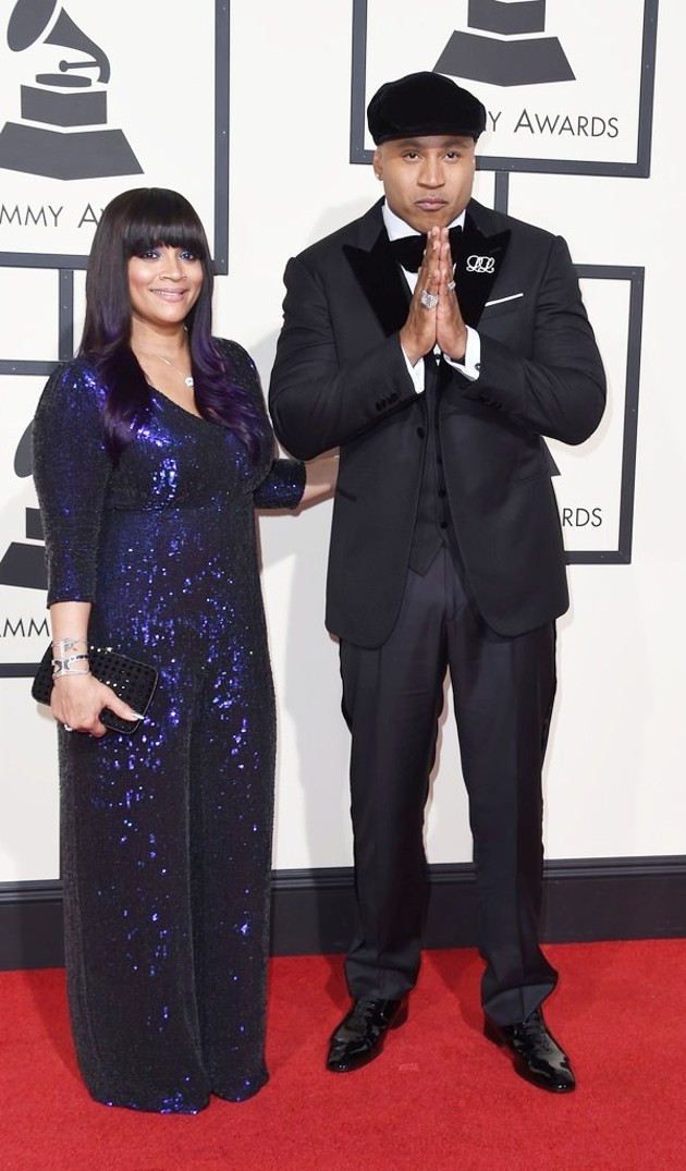 Gambar Foto LL Cool J di Red Carpet Grammy Awards 2016