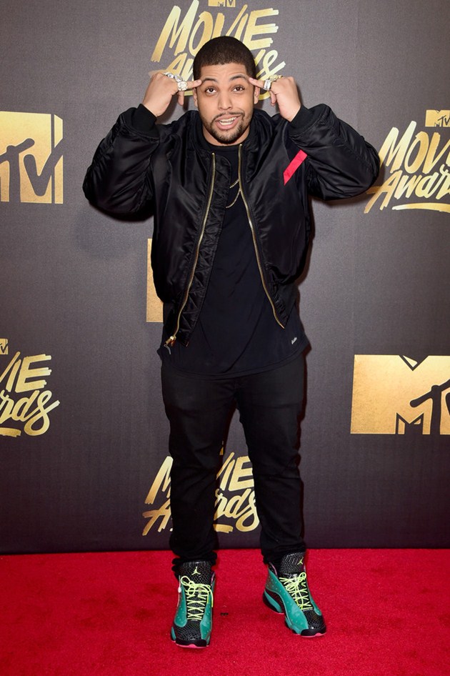 Gambar Foto O'Shea Jackson Jr. di Red Carpet MTV Movie Awards 2016