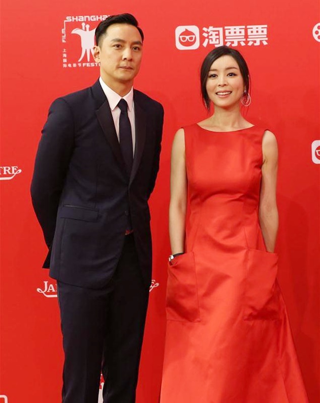 Gambar Foto Daniel Wu dan Zhang Jingchu di Shanghai International Film Festival 2016
