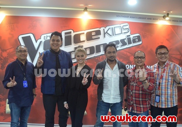 Gambar Foto Konferensi Pers 'The Voice Kids Indonesia'