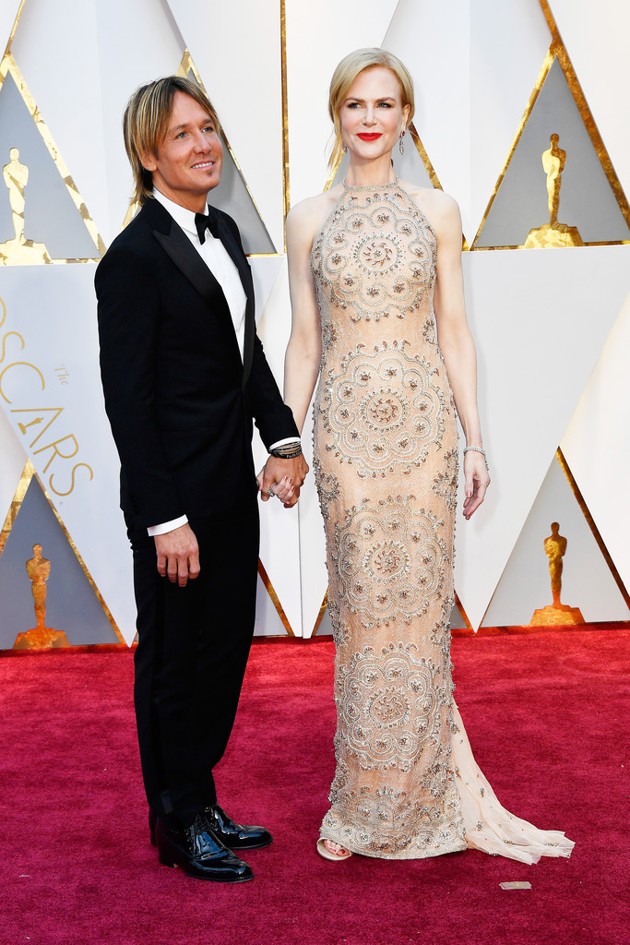 Gambar Foto Keith Urban dan Nicole Kidman di Red Carpet Oscar 2017