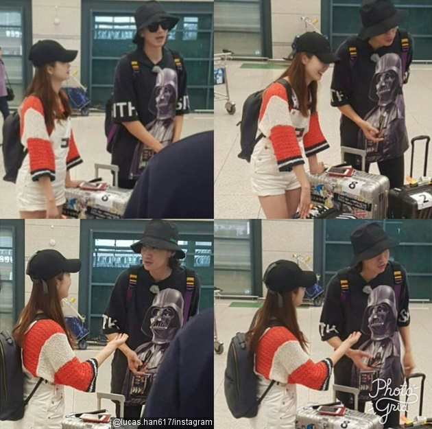 Gambar Foto Jeon So Min dan Lee Kwang Soo kini telah kembali ke Korea pasca menjalani hukuman.