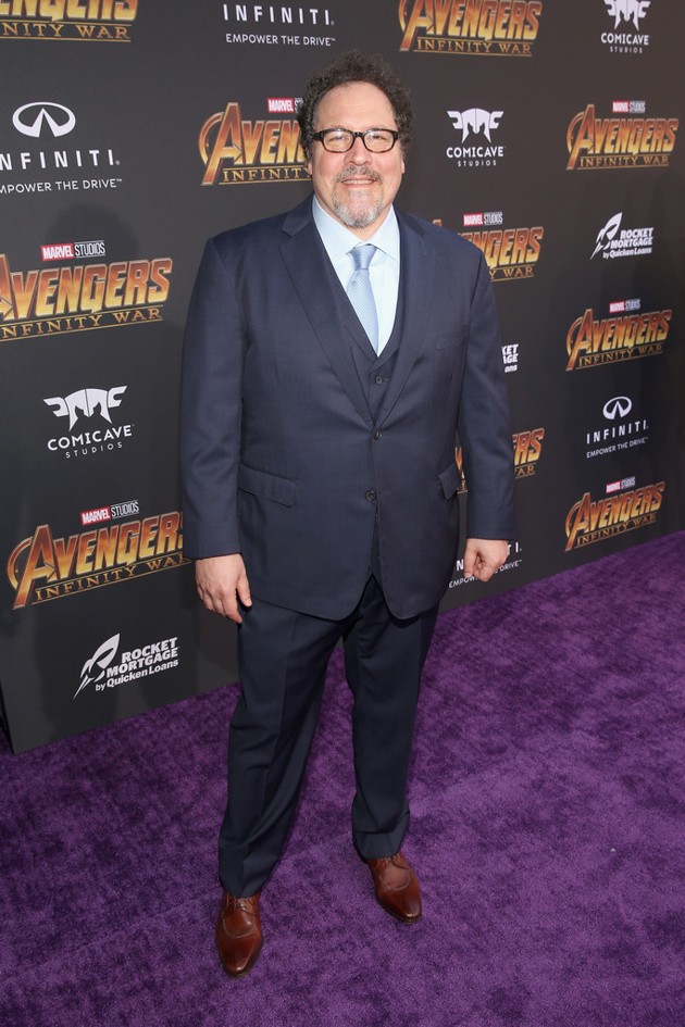 Gambar Foto Jon Favreau hadir di global premiere film 'Avengers: Infinity War'.