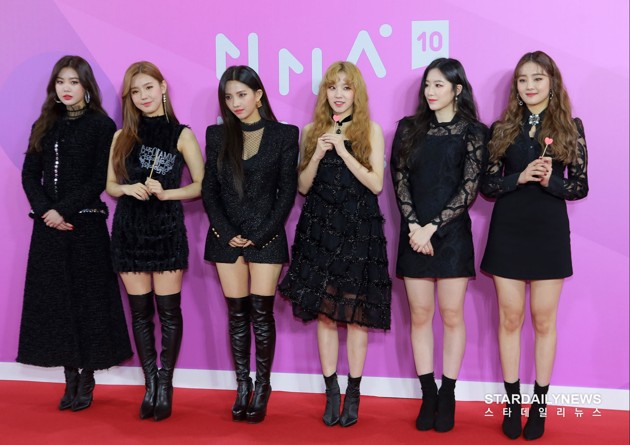 Gambar Foto (G)I-DLE di Red Carpet Melon Music Awards 2018