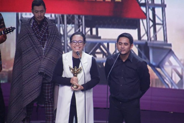 Gambar Foto 'Ninja Warrior Indonesia' Terpilih Sebagai Pemenang Kategori 'Program Kuis dan Game Show Terfavorit' di Panasonic Gobel Awards 2018