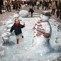 Salju dan Daily Mail karya Julian Beever