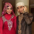 Ustadz Solmed dan April Jasmine di Resepsi Pernikahan Ussy dan Andhika