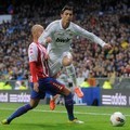 Cristiano Ronaldo di Liga Spanyol Melawan Sporting Gijon