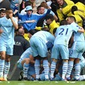 Fans Manchester City Rayakan Kemenangan 3-2