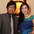Andre Taulany dan Istri di Resepsi Pernikahan Anang Hermansyah dan Ashanty