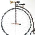 Patung Kancing Sepeda Kuno