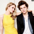 Rosie Huntington-Whiteley dan Harry Styles One Direction di Majalah Glamour Edisi Agustus 2013