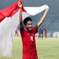 Evan Dimas Rayakan Kemenangan Indonesia Atas Korea Selatan