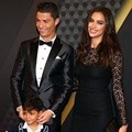 Cristiano Ronaldo, Irina Shayk dan Cristiano Ronaldo Jr.