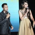 Raffi Ahmad dan Luna Maya Saat Menjadi Host Acara 'Pesta Bintang Honda Mobilio'
