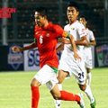 Aksi Evan Dimas di Laga Persahabatan Indonesia U-19 vs Myanmar U-19