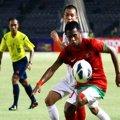 Aksi Ilham Udin Armayn di Laga Persahabatan Indonesia U-19 vs Myanmar U-19