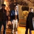 Hugh Jackman, Nicholas Hoult dan Michael Fassbender di 'X-Men: Days of Future Past'