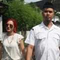 Mulan Jameela dan Ahmad Dhani Berangkat Menuju TPS 068 Pondok Indah,Jakarta Selatan