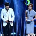 Kang Ha Neul dan Eun Ji A Pink di Seoul International Drama Awards 2014