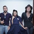 Maruli Tampubolon, Aimee Saras dan Ariyo Wahab di Jumpa Pers 'Jakarta Pagi Ini: A Slank Musical'