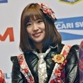 Haruka JKT48 di Acara Jumpa Pers Lomba Lari 'Kizuna Ekiden'