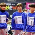 V, Jin dan Jungkook BTS di 'Idol Star Athletics Championships 2016'