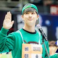 Sungjae BTOB Saat Bacakan Deklarasi 'Idol Star Athletics Championships 2016'