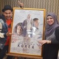 Indra Bekti dan Aldilla Jelita di Launching Trailer & Poster 'Jilbab Traveler: Love Sparks in Korea'