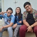 Lionil Hendrik, Amanda Rawles dan Ricky Cuaca di Acara Nonton Bareng Film 'I Love You from 38000 Ft'