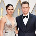 Matt Damon Hadir Bersama Luciana Damon di Red Carpet Oscar 2017