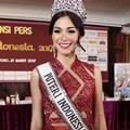 Kezia Warouw di Konferensi Pers Putri Indonesia 2017