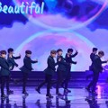 Wanna One masih melanjutkan penampilan dengan membawakan 'Beautiful' di KBS Gayo Daechukjae 2017.
