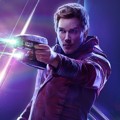 Poster karakter Chris Pratt sebagai Star-Lord di film 'Avengers: Infinity War'.