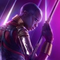 Poster karakter Danai Gurira sebagai Okoye di film 'Avengers: Infinity War'.