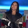 Maria Simorangkir di Konferensi Pers Indonesia Idol
