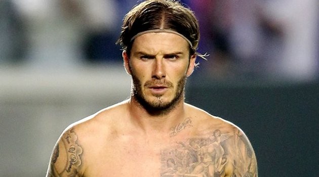 David Beckham Pamerkan Tato  Nama  Depan Putrinya Seusai 
