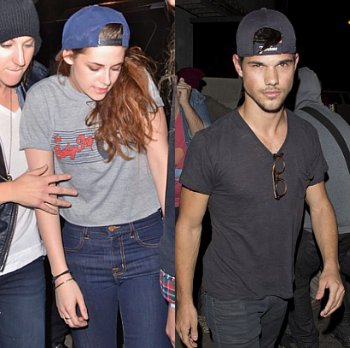 Kristen Stewart Kepergok Pesta Bareng Taylor Lautner