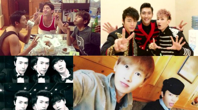  SuJu  Adu Pamer Foto  Lucu  untuk Ucapkan Ultah pada Donghae