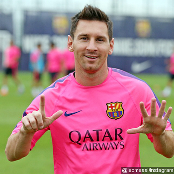 Follower Instagram Tembus 7 Juta Lionel Messi Lakukan Selebrasi