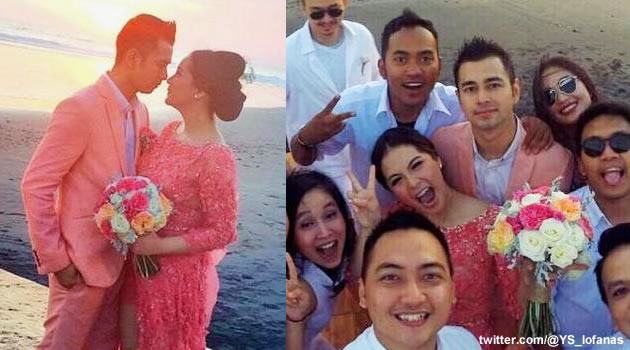 Serba Pink di Pesta Pernikahan  Raffi Ahmad Nagita  di Bali 