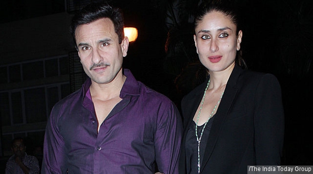 Romantis Kareena Kapoor Pakai Baju  Couple  Saat Makan 