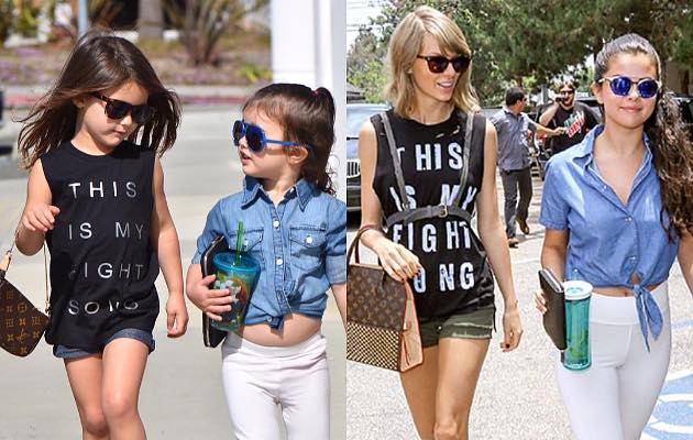 Tiru Gaya Taylor Selena Fashionista Cilik Ini Super 