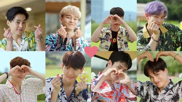 Bikin Simbol Cinta di Video Ini Imutnya EXO Bikin Netter 