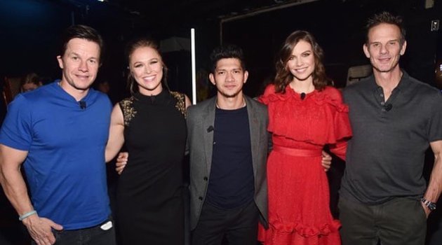 Datang ke CinemaCon, Iko Uwais Akrab Bareng Pemeran Film 'Mile 22'