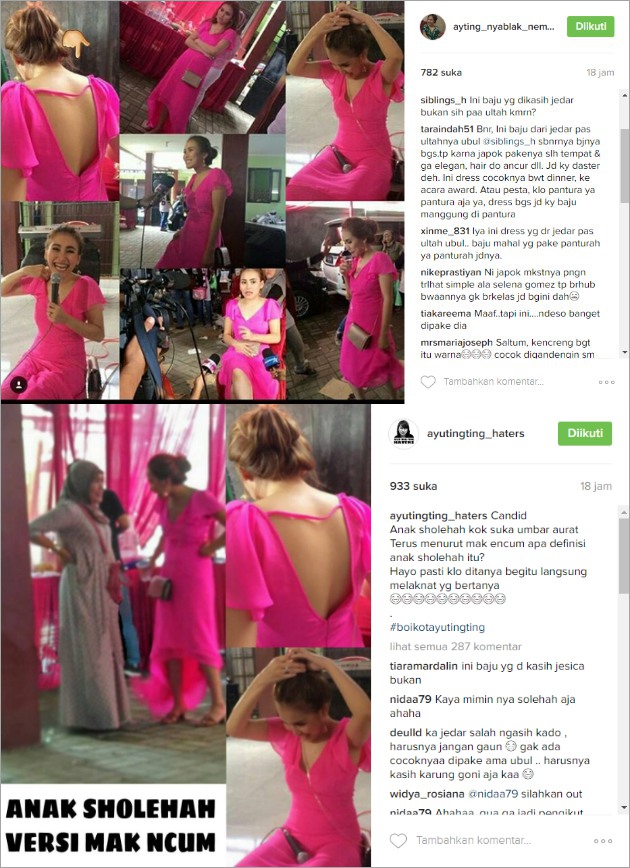 Ayu Ting Ting Dibully Pakai Backless Dress Tanpa Bra Dari Jessica Iskandar 9172