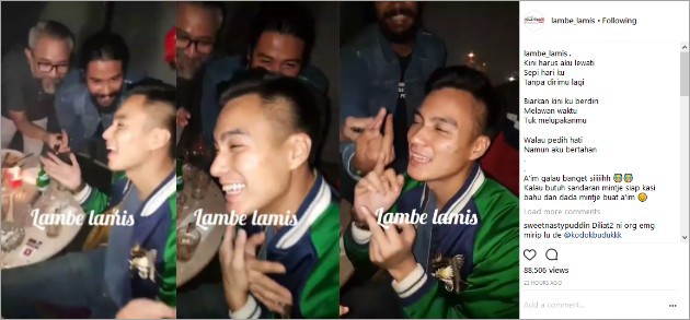 Diisukan Putus dengan Vebby, Baim Wong Mabuk dan Pamer 