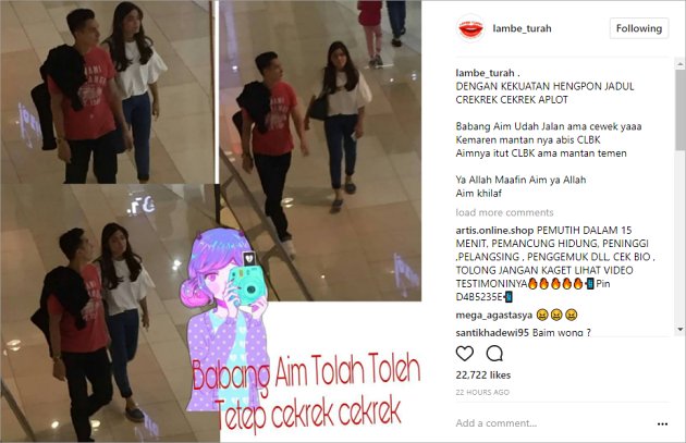 Baim Wong Kepergok Jalan  Bareng Cewek Cantik Netizen 