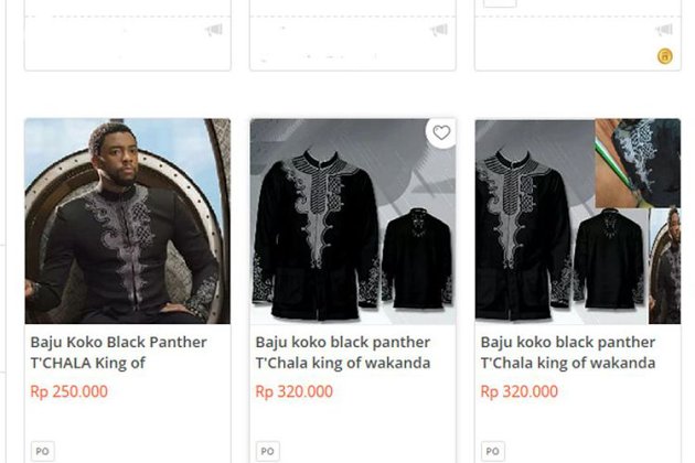 Demam Black  Panther  Baju  Koko  T Challa Mendadak Viral