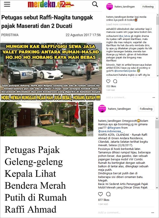 Bendera Asal Pasang Hingga Nyaris Sentuh Tanah, Nagita 